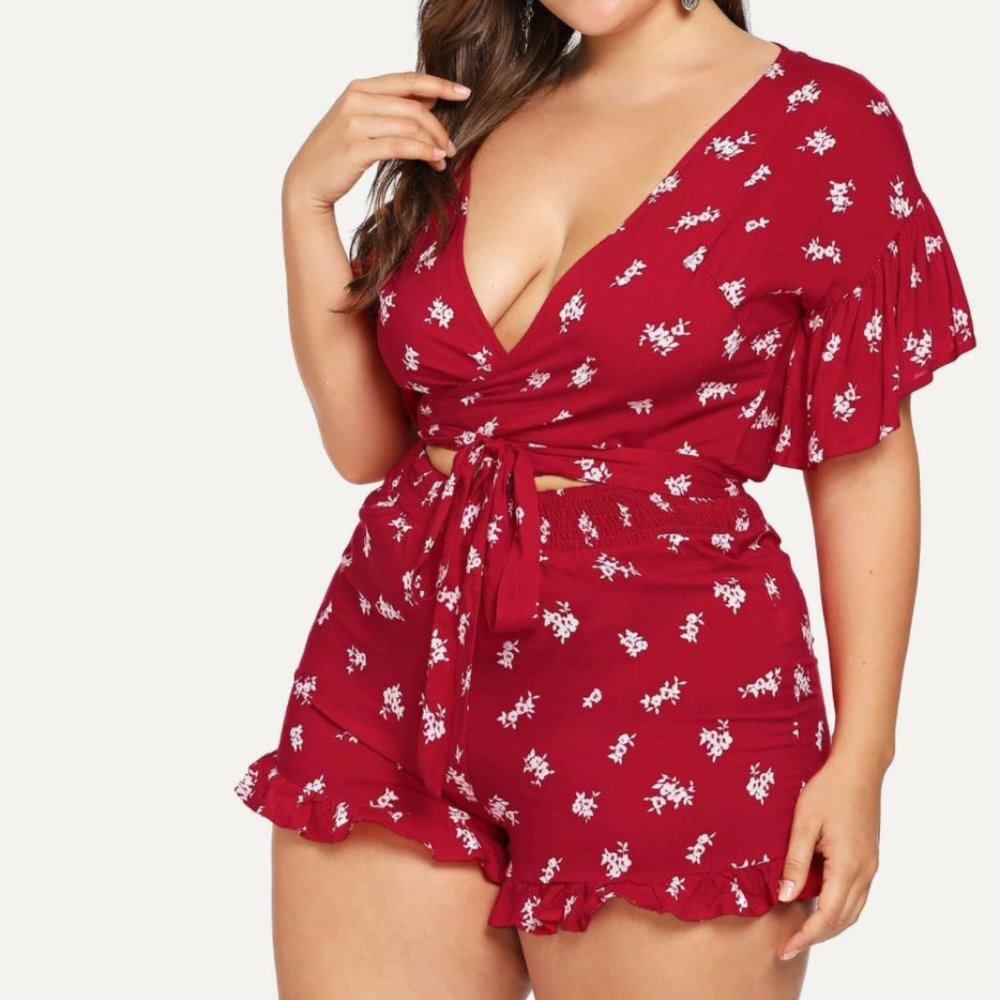 Red romper